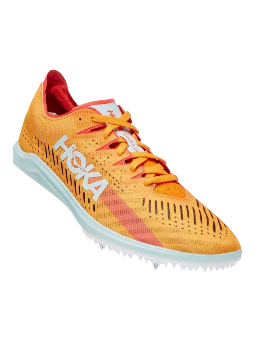 HOKA NEW Cielo X MD Lightweight 12 Mesh Orange Blue Shoe Sneaker Spikes Running